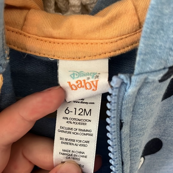 Mickey Mouse One-Piece 6-12M - Picture 3 of 7
